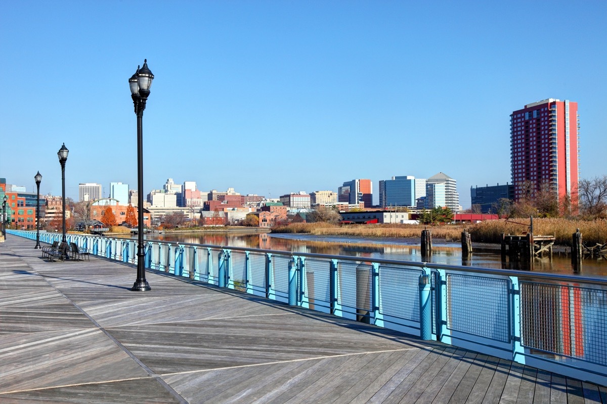 the Christina River and Brandywine Creek in downtown Wilmington, Delaware