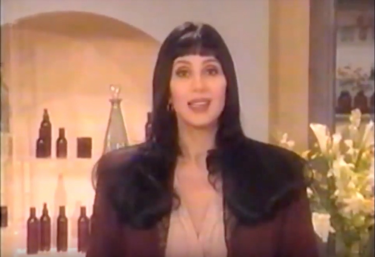 cher celebrity commercial, celebrity infomercial