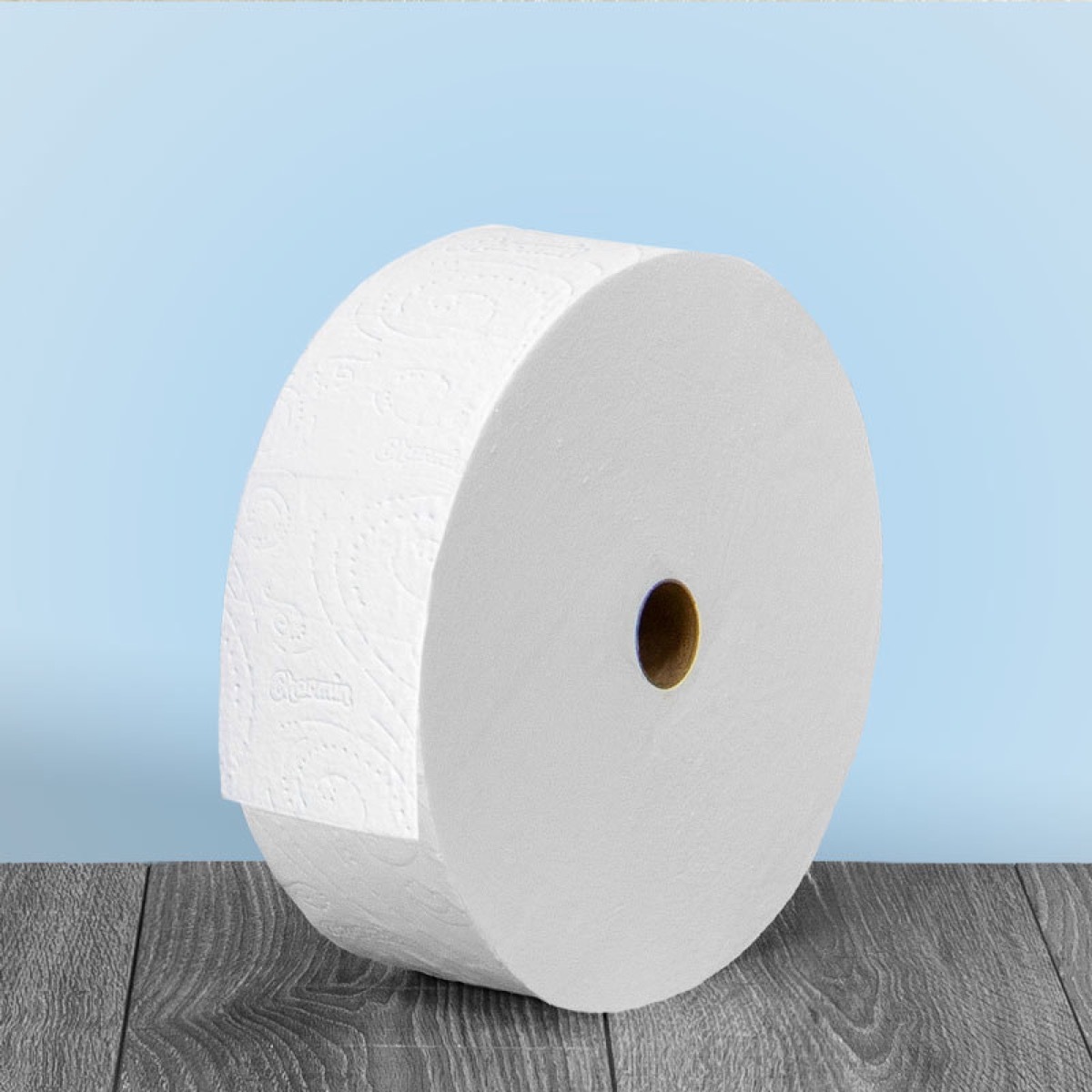 large roll of toilet paper