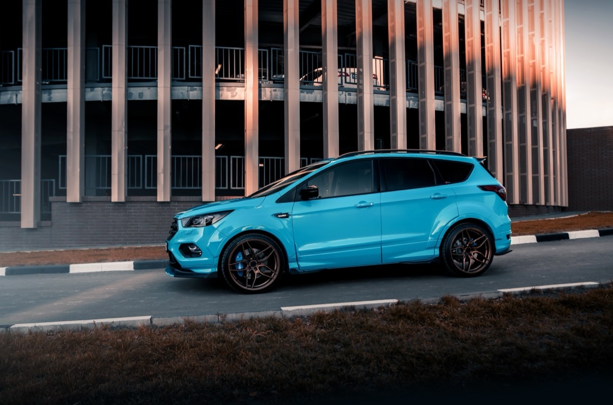 blue ford escape