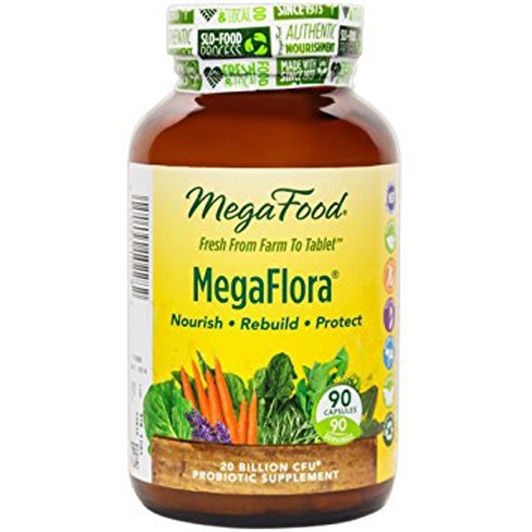 megafood megaflora capsule jar