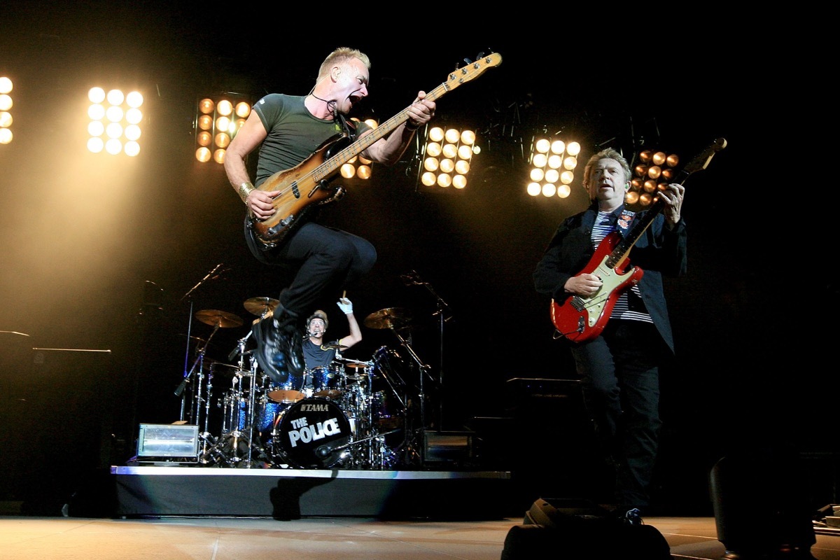 The Police performing in 2007