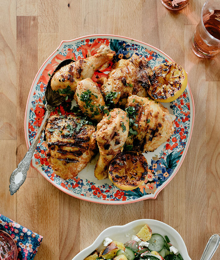 Keto Grilled tahini chicken