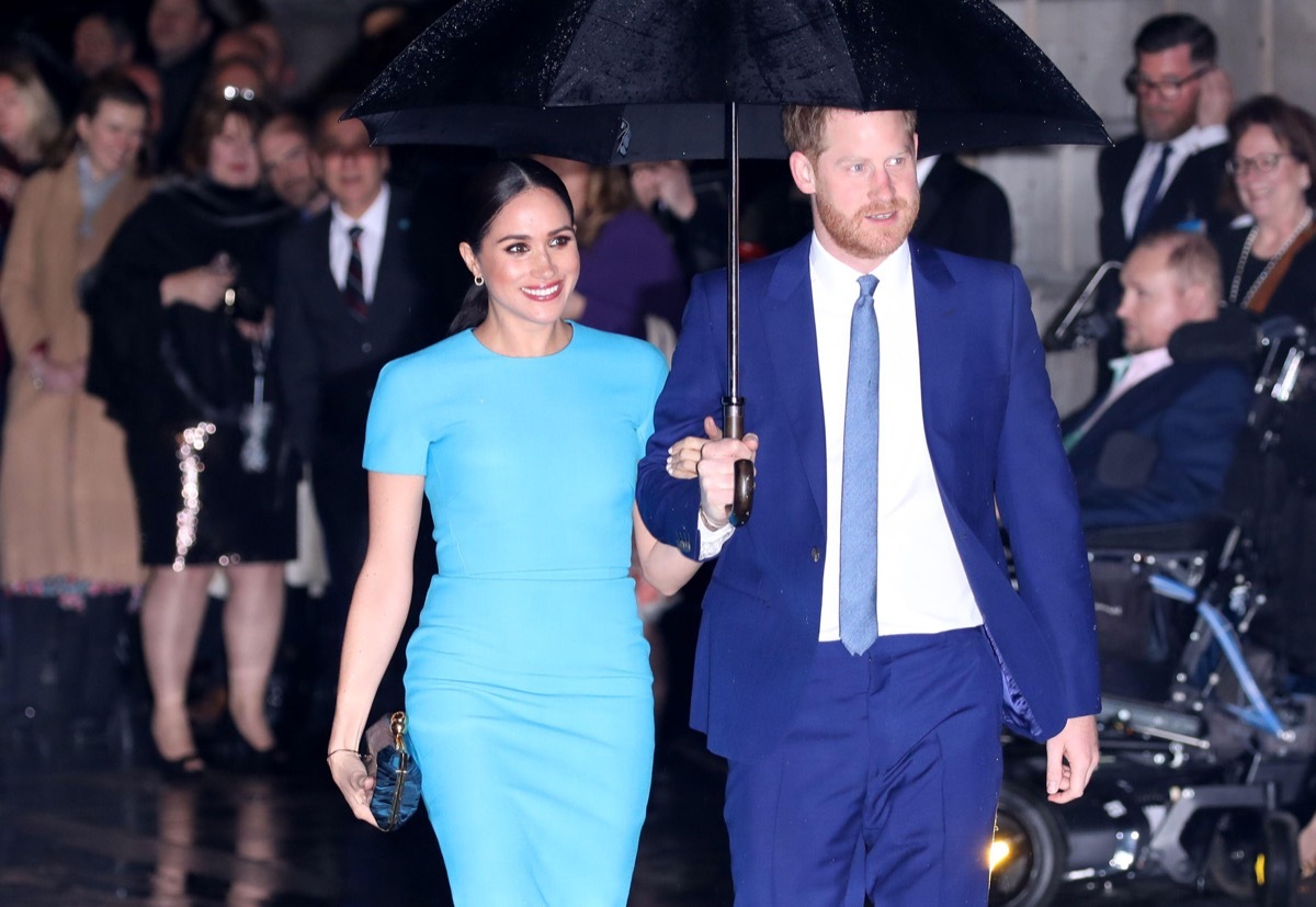 Prince Harry, Duke of Sussex, and Meghan Markle, Duchess of Sussex, attend the annual Endeavour Fund Awards in 2020