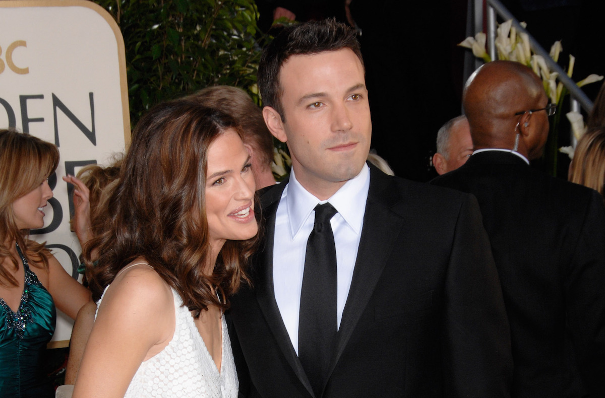 Jennifer Garner and Ben Affleck at the Golden Globe Awards in 2007