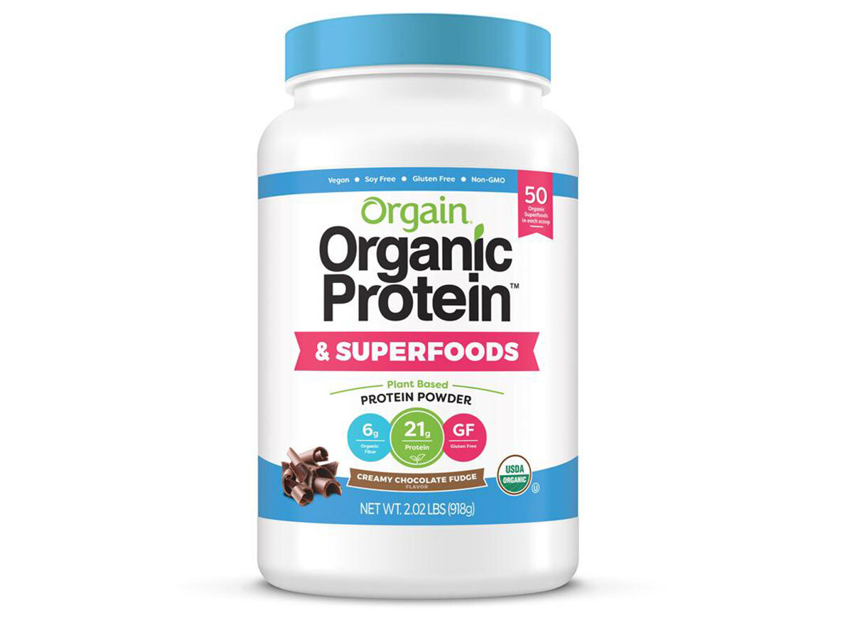 orgain organic plant based protein superfoods