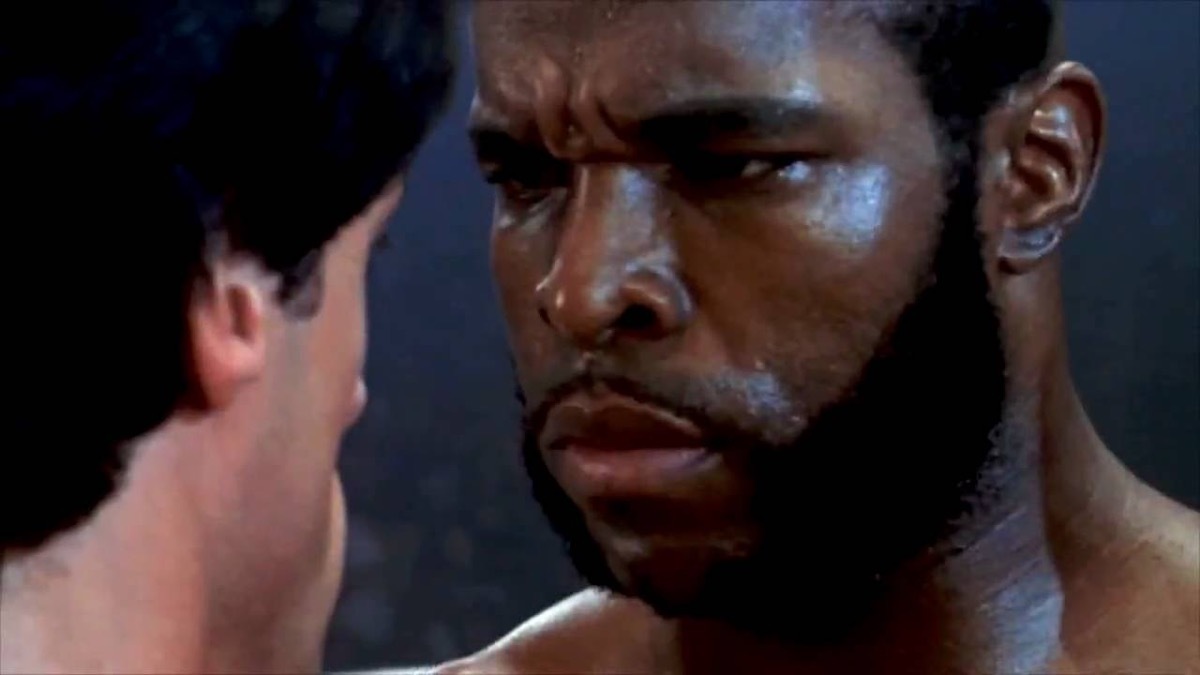 mr t scene in rocky II, 1980s nostalgia