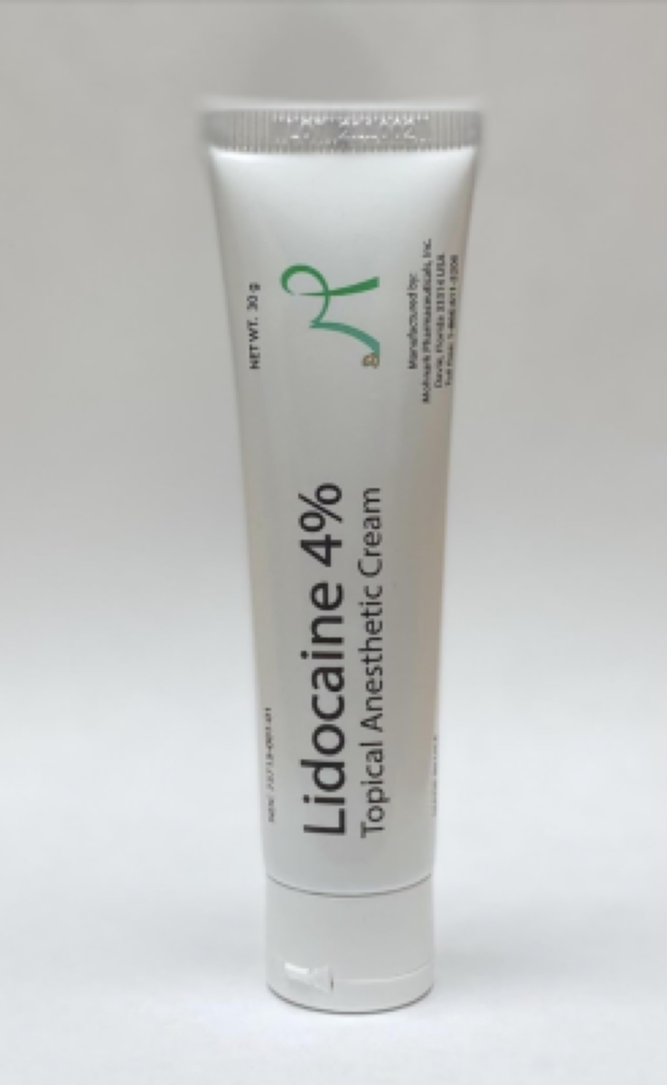 recalled lidocaine cream