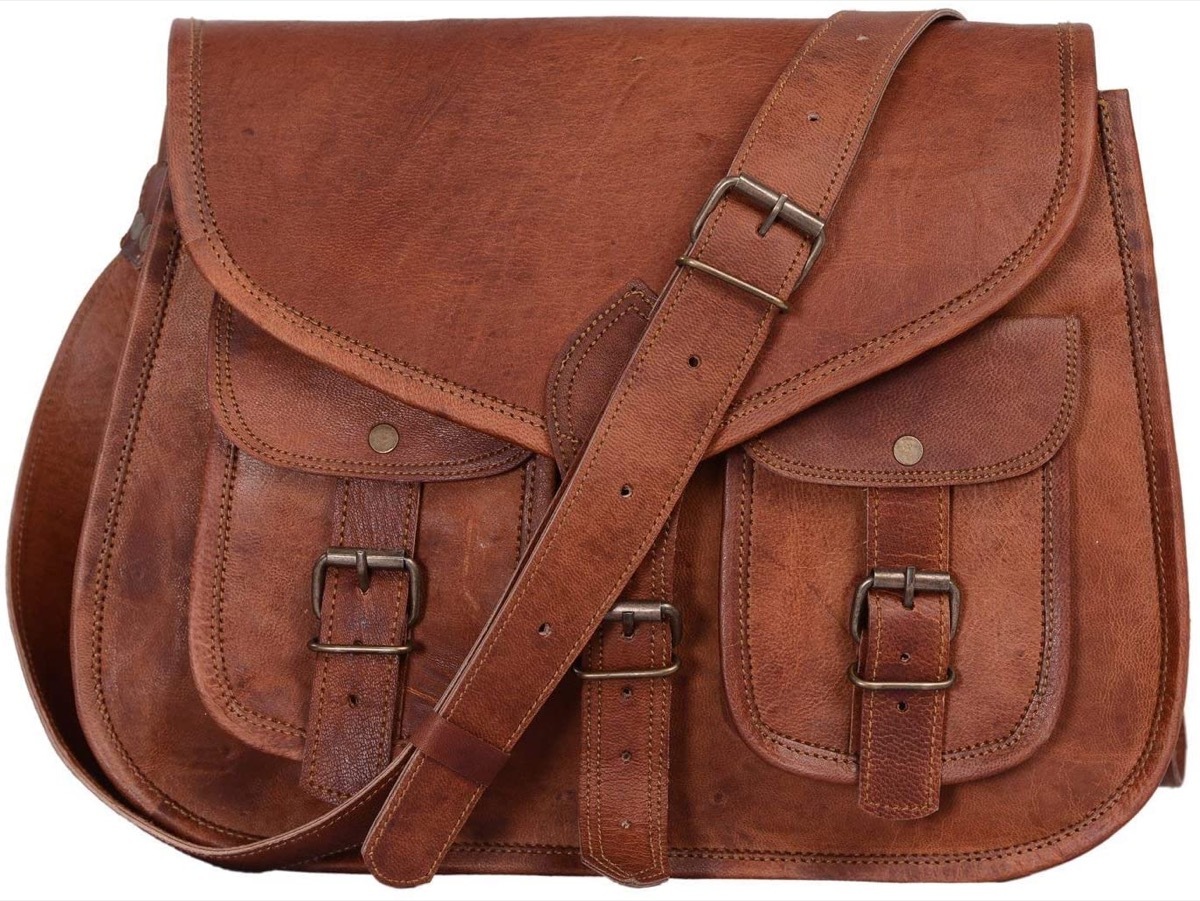 leather messenger bag