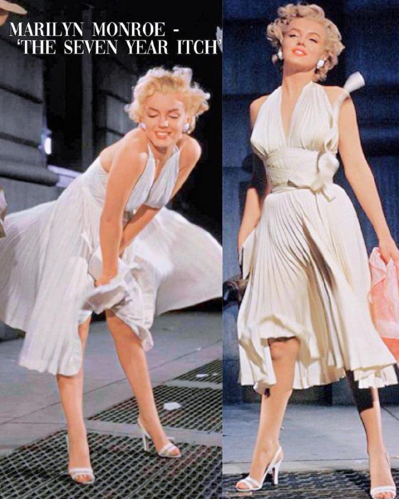 Marilyn Monroe – The Seven Year Itch | 15 Iconic Movie Dresses You Wish You Could Wear | HerBeauty