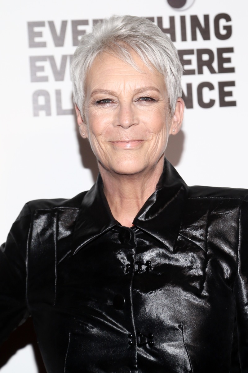 Jamie Lee Curtis at the premiere of A24's 'Everything Everywhere All At Once' in 2022