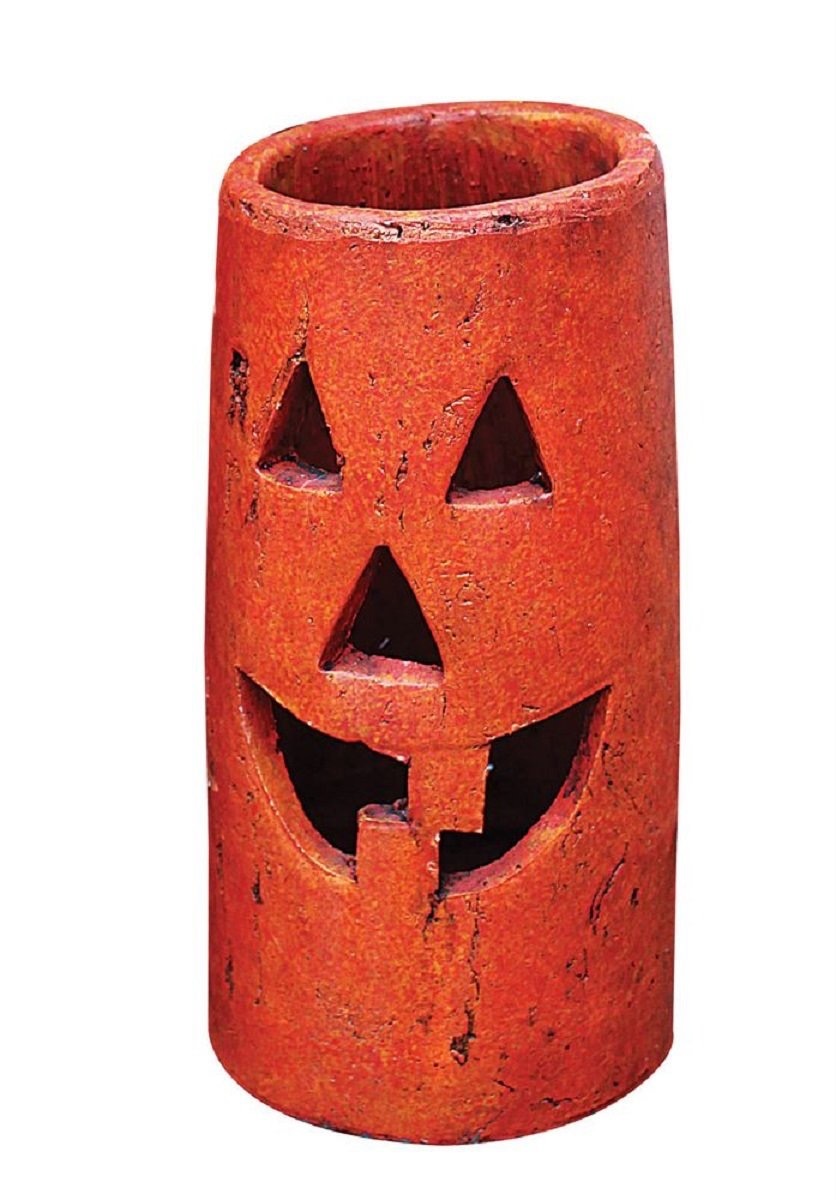 pumpkin hurricane lamp, fall home decor