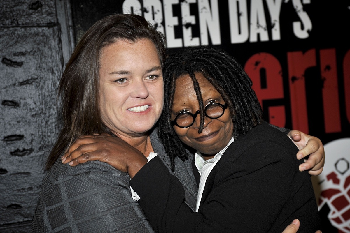 Rosie O'Donnell and Whoopi Goldberg at the opening of 