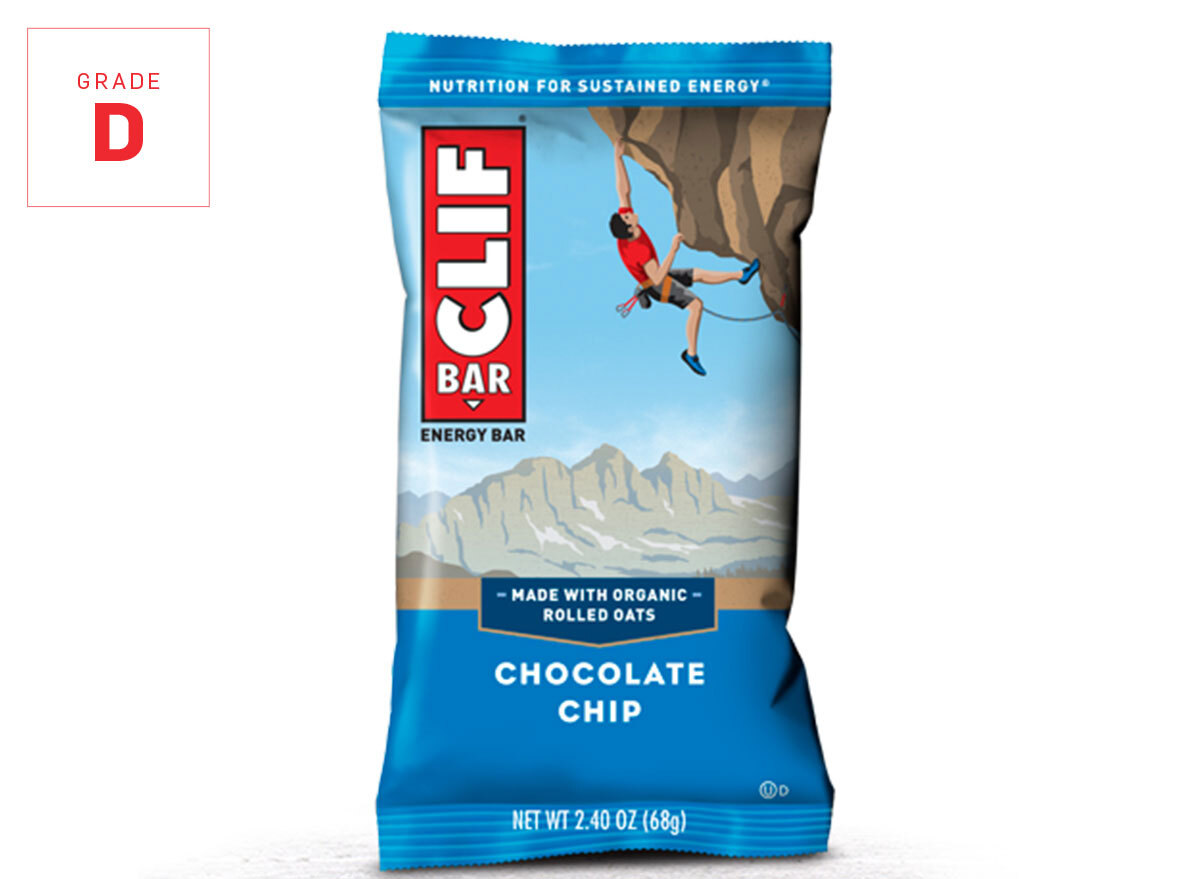 Clif bar chocolate chip graded