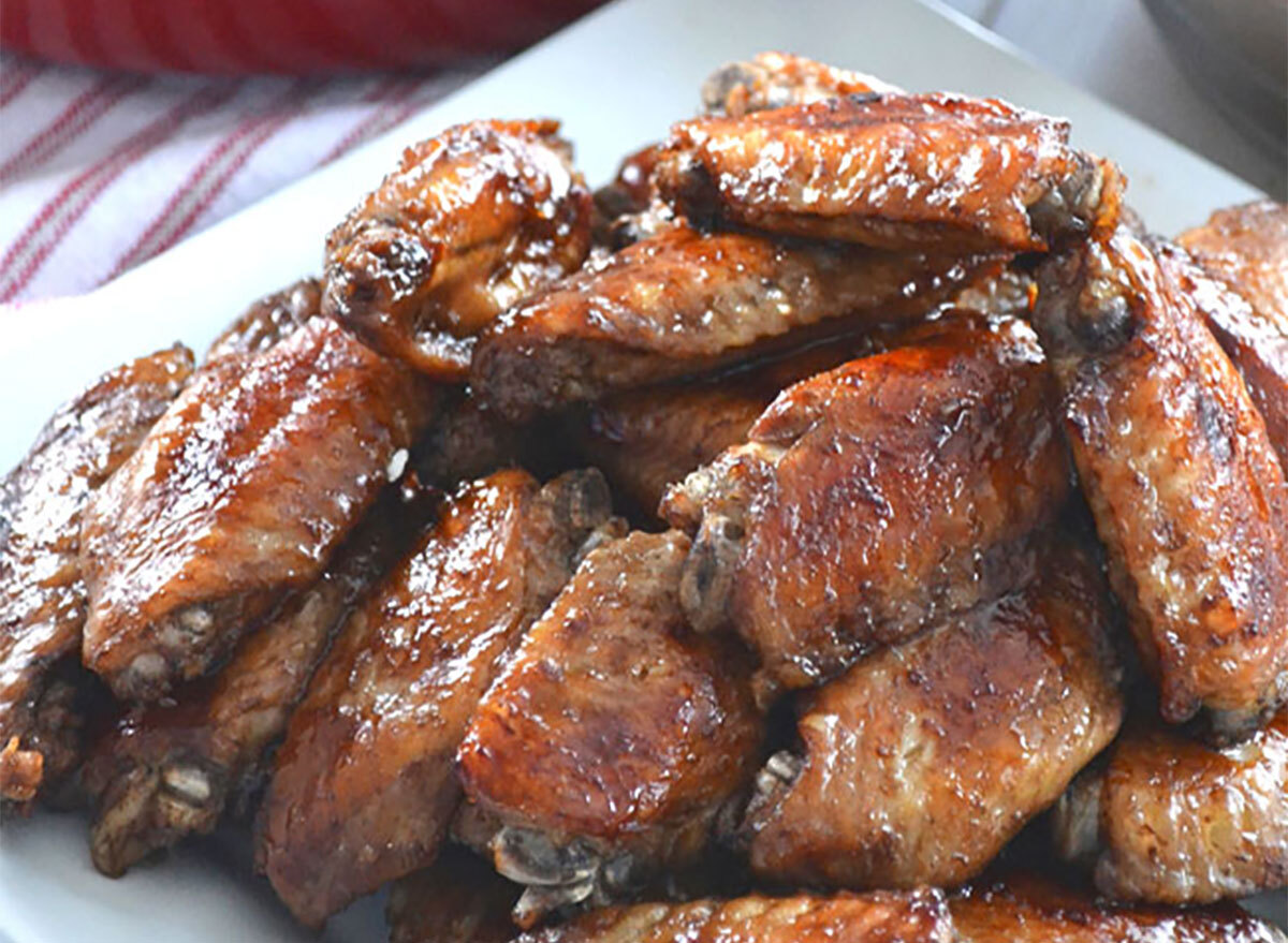 honey garlic chicken wings