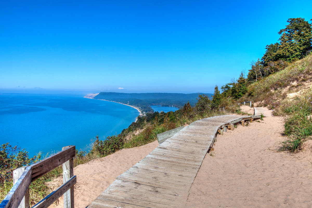 Traverse City, Michigan lake