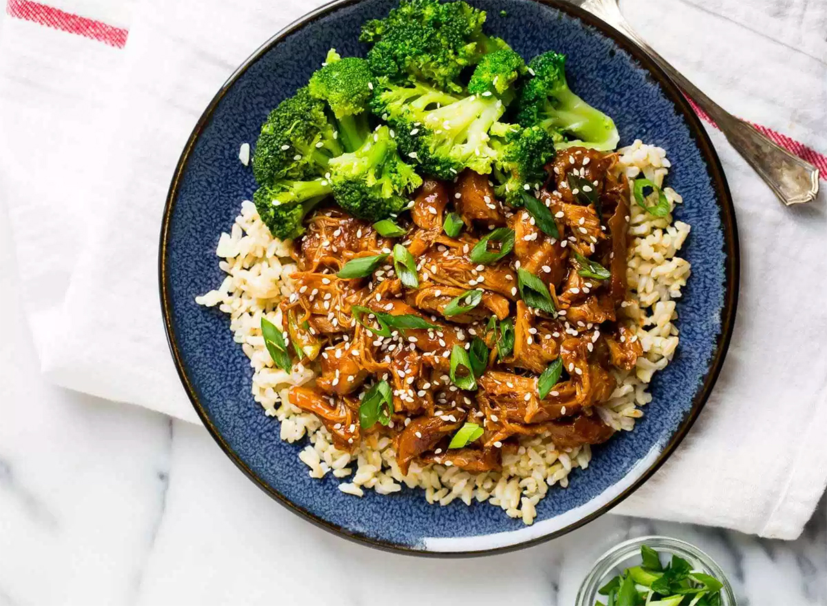 slow cooker honey garlic chicken