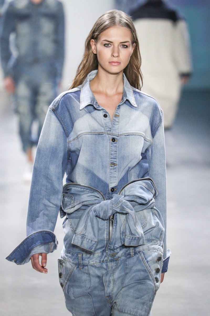 oversized denim