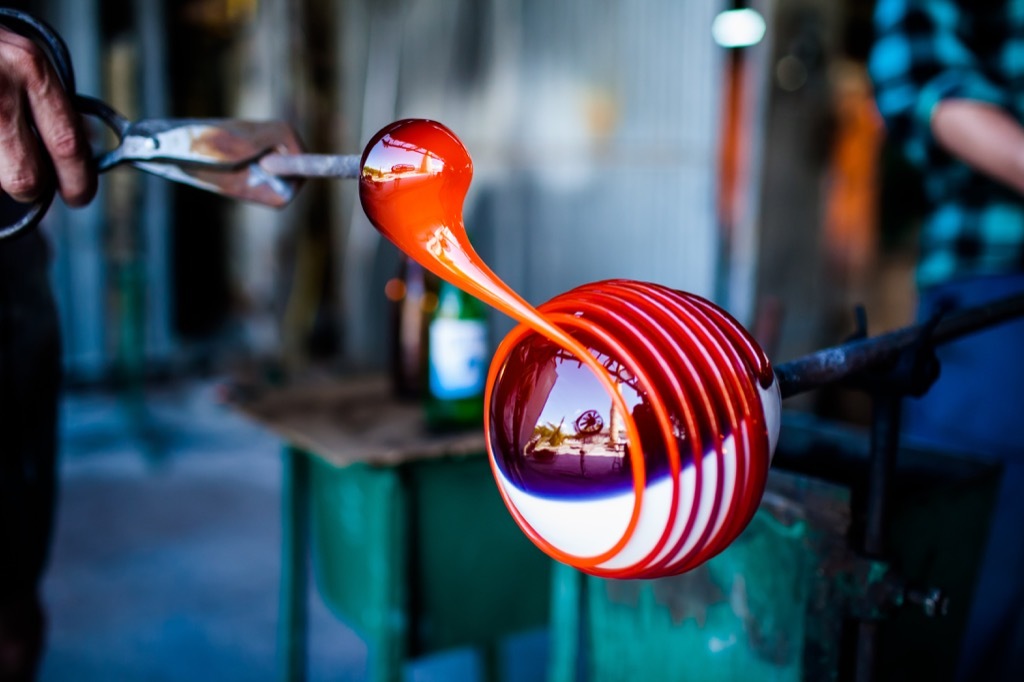 Glass blowing, a great non-cliché second date. second date ideas