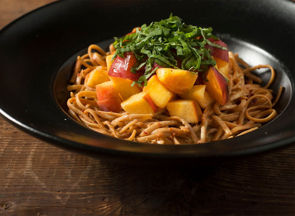 plate of chili noodles