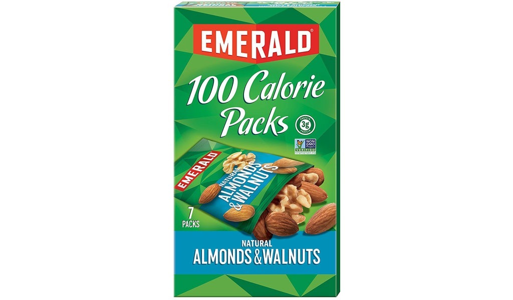 Emerald 100 Calorie Pack Almonds and Walnuts - low carb snacks