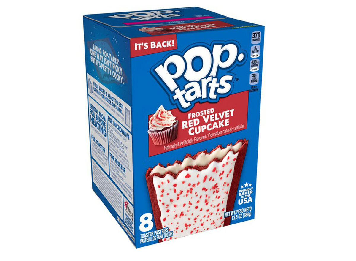 pop tarts red velvet cupcake