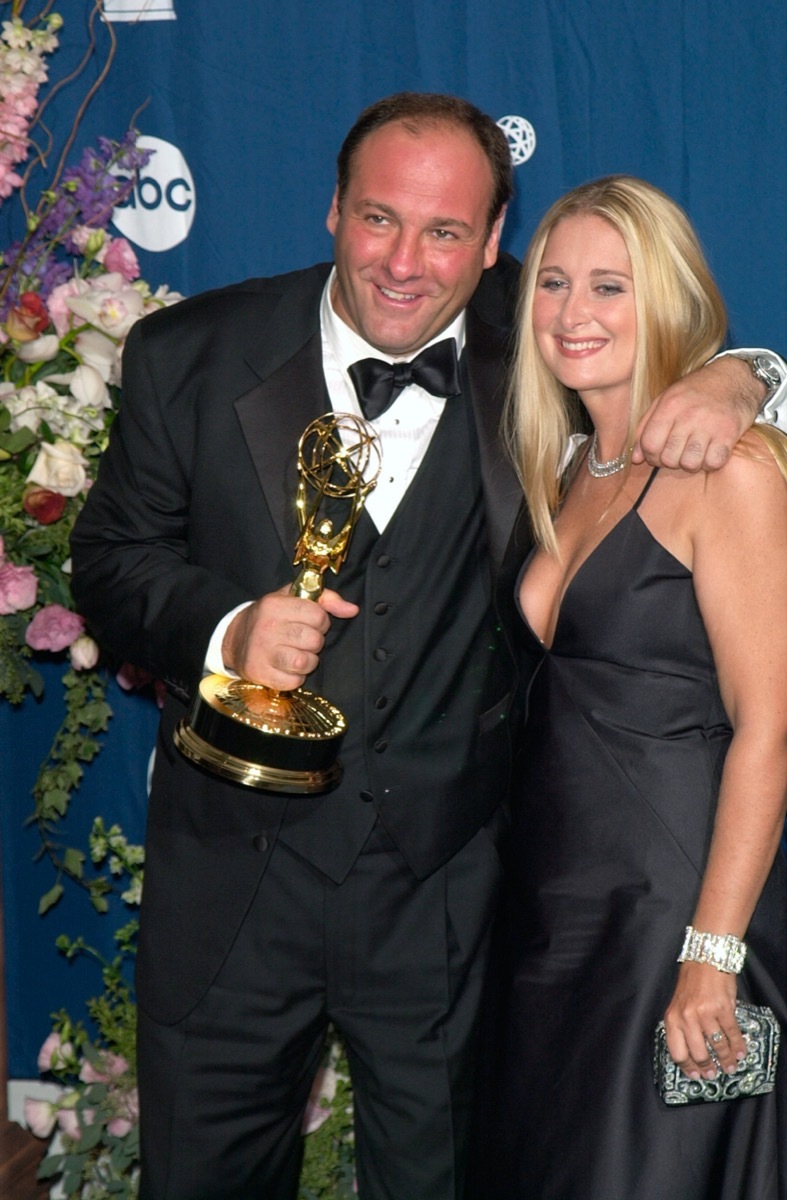 James Gandolfini and Marcy Wudarski