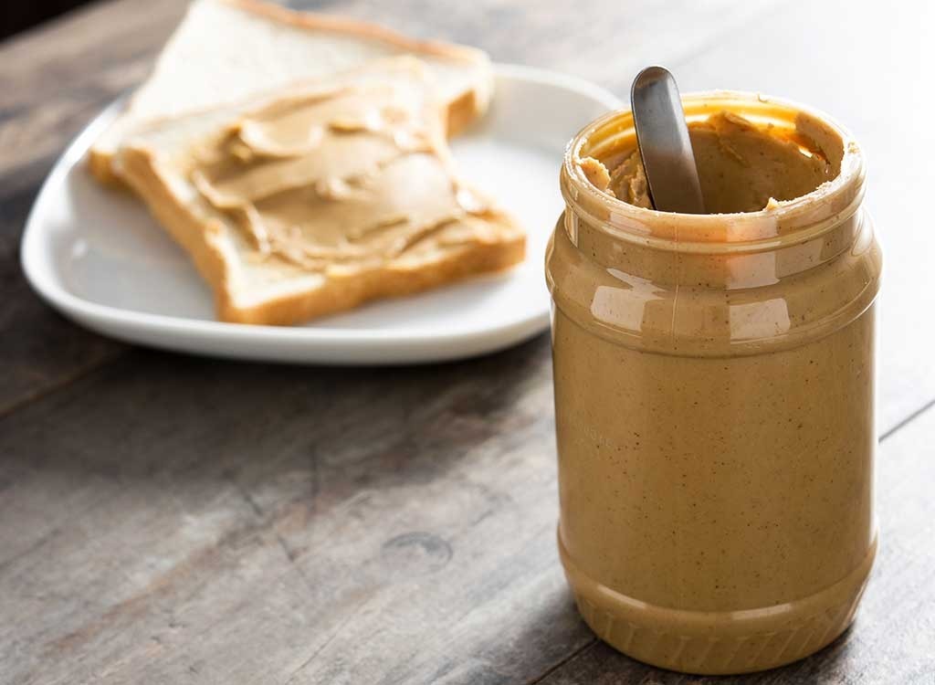 Peanut butter in jar