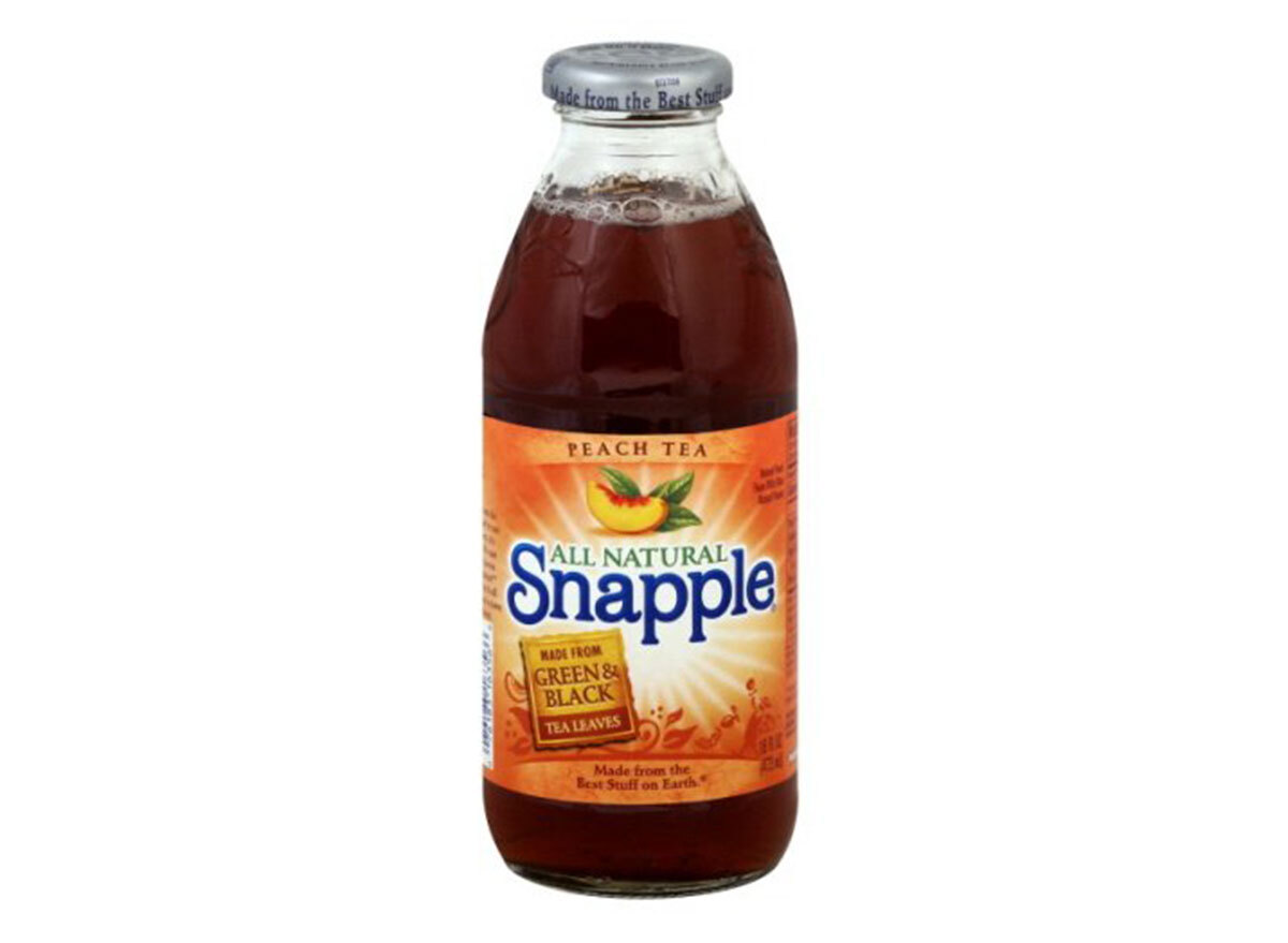 snapple peach tea