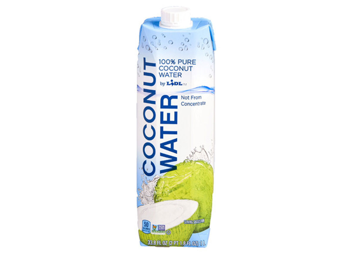 lidl coconut water