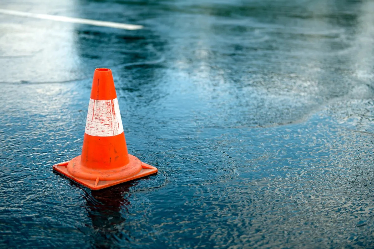 traffic cone out in the street, crazy random facts