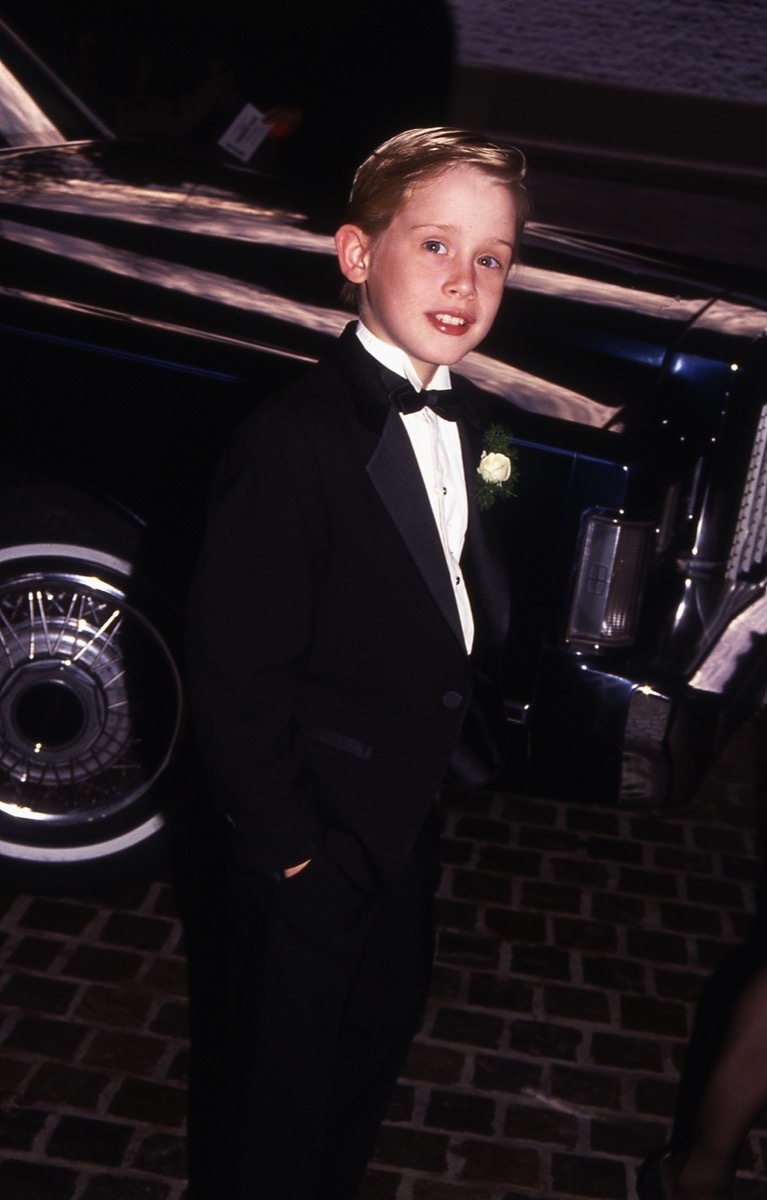 macauley culkin 1990, vintage red carpet photos