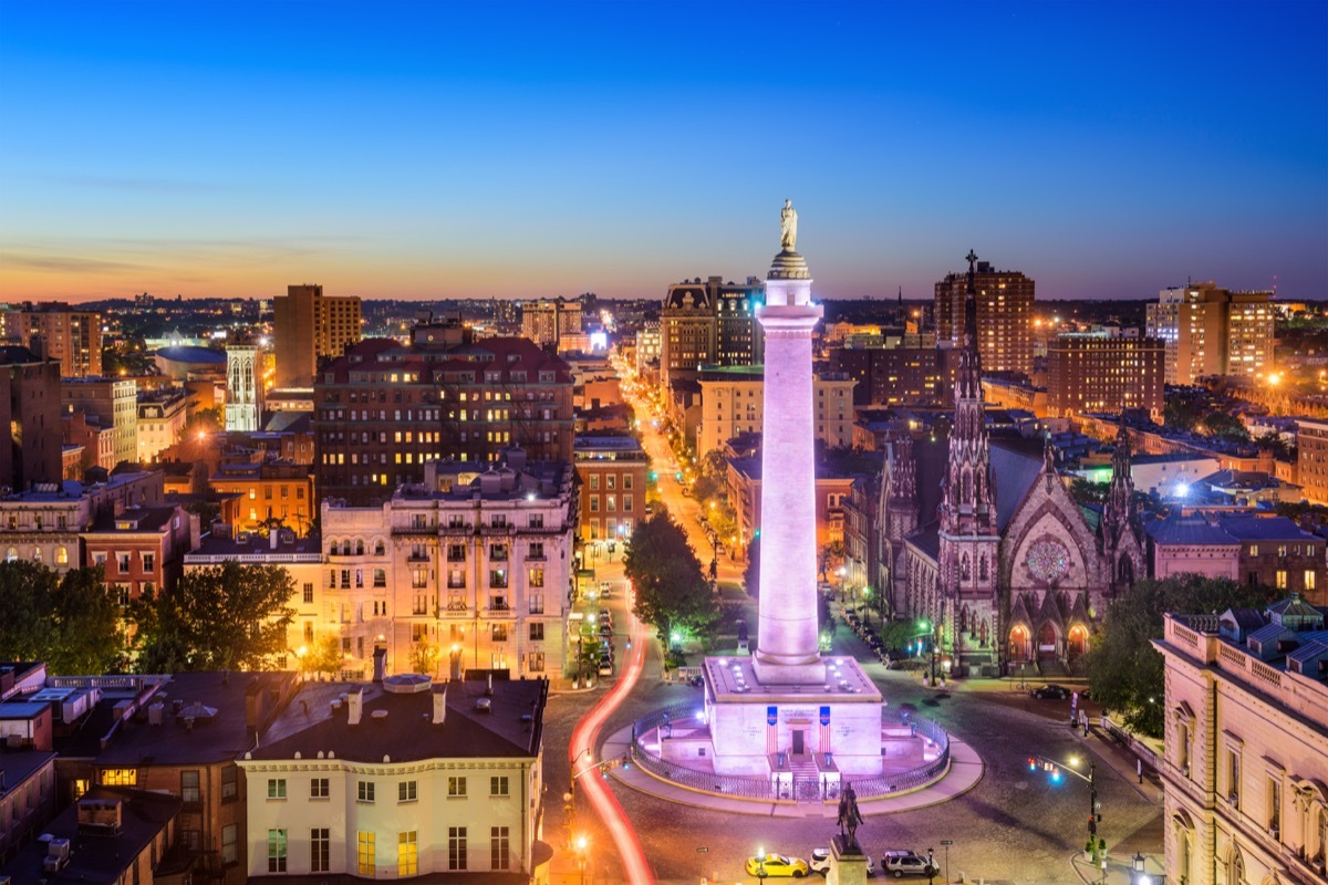 washington monument baltimore