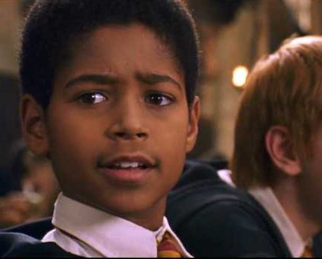 alfred enoch as dean thomas in harry potter