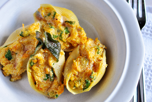 8 Butternut Squash Alfredo Baked Shells