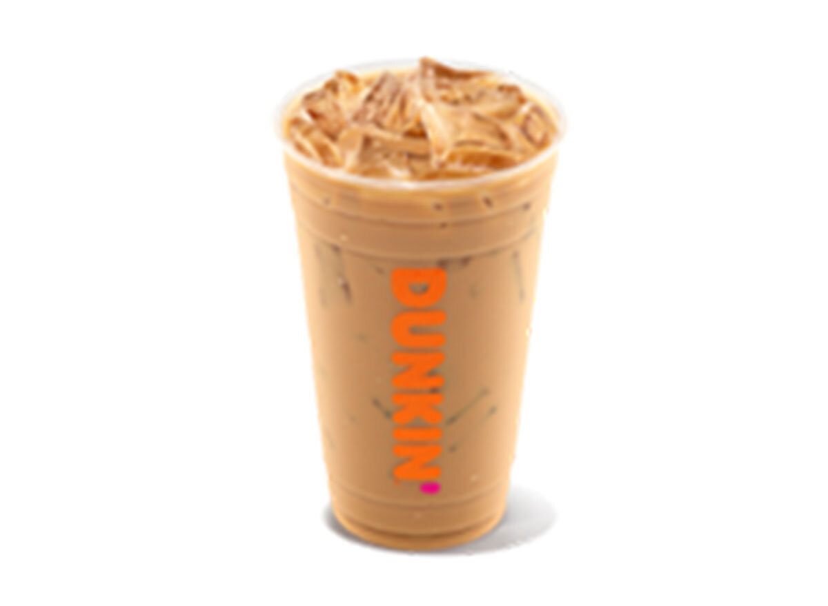 dunkin iced latte