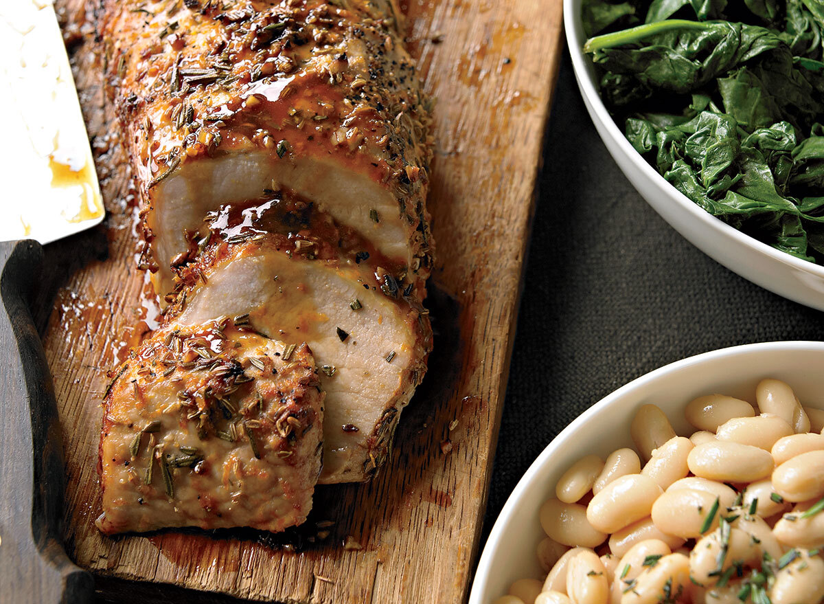 paleo roast pork loin with white beans pork recipe