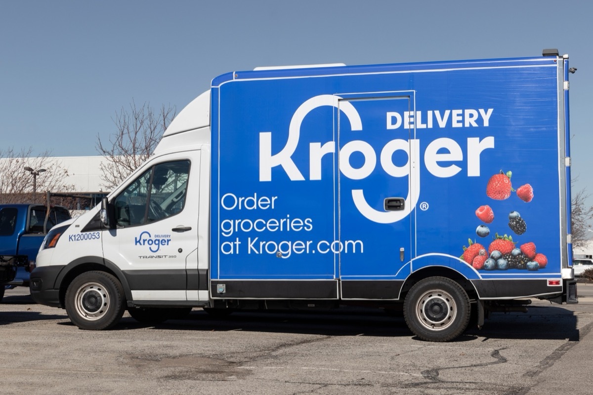 kroger delivery van