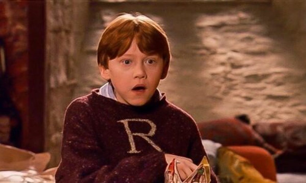 rupert grint as ron weasley in harry potter