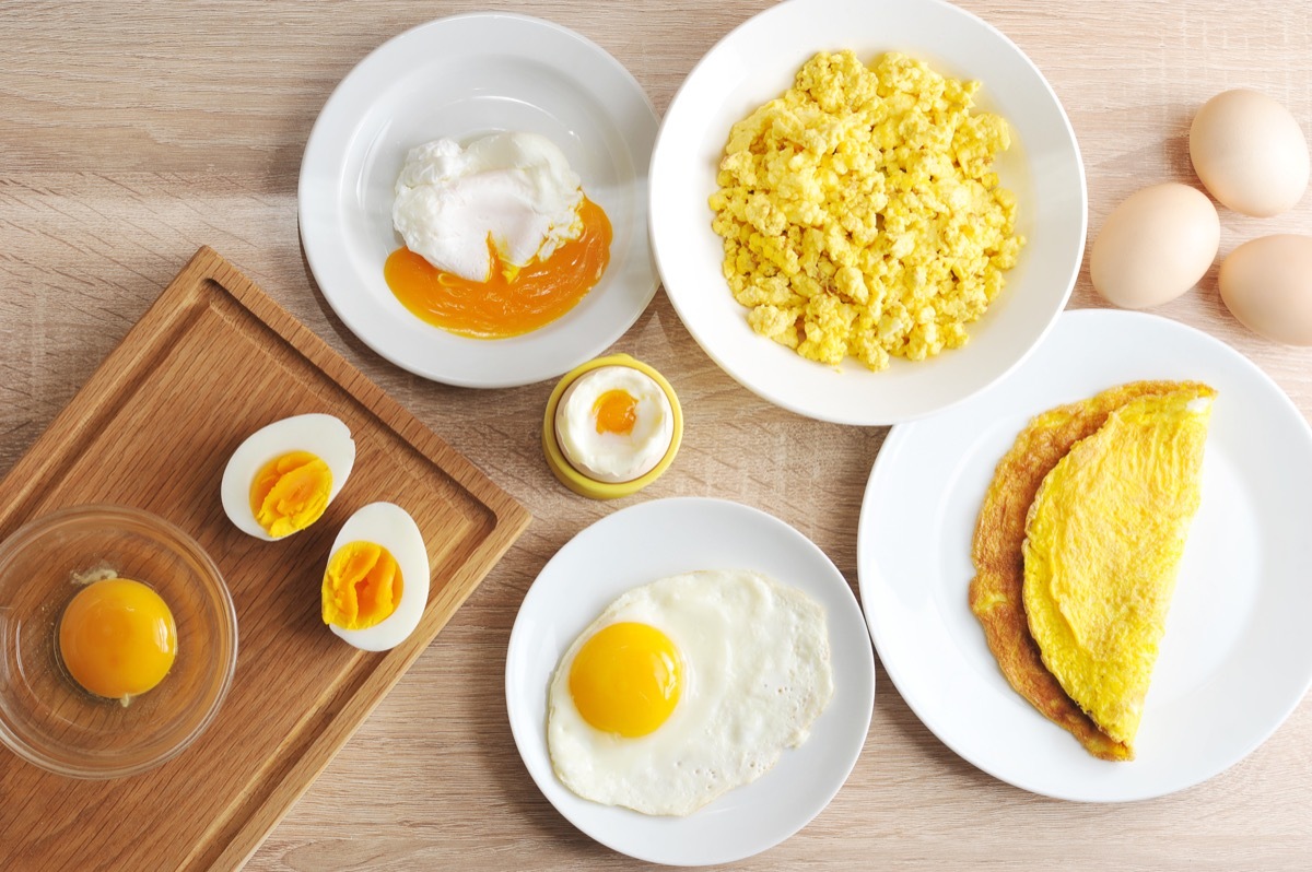 Variety of Egg Dishes