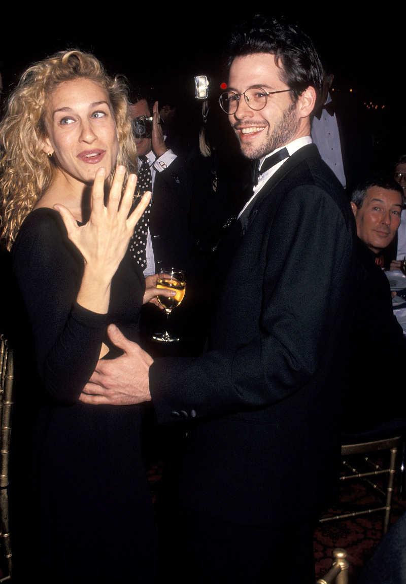 Sarah Jessica Parker and Matthew Broderick at the Professional Children's School's Annual Spring Gala Benefit in 1994