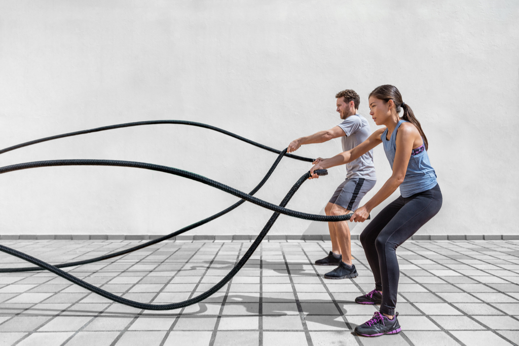 Couple Working Out Together valentine's day