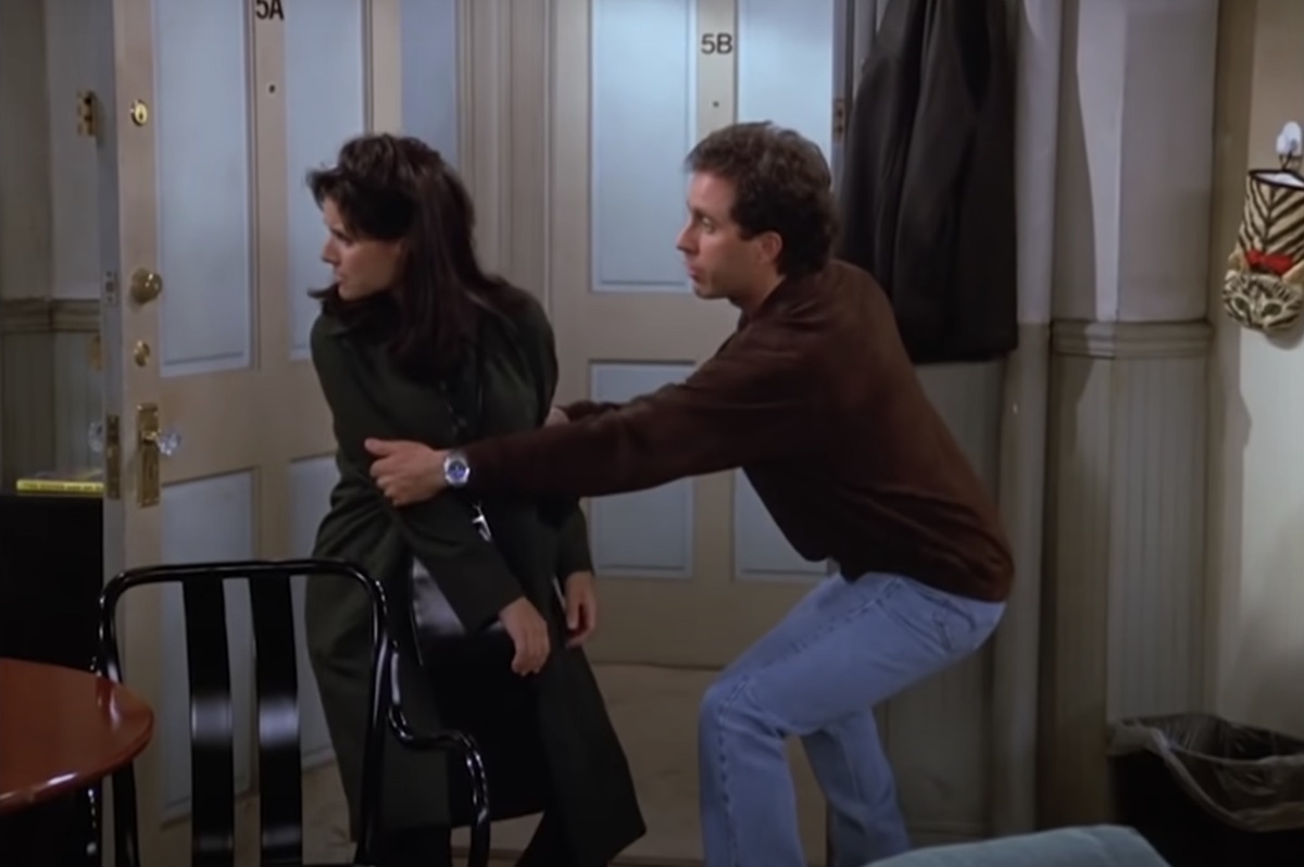 Julia Louis-Dreyfus and Jerry Seinfeld in Seinfeld