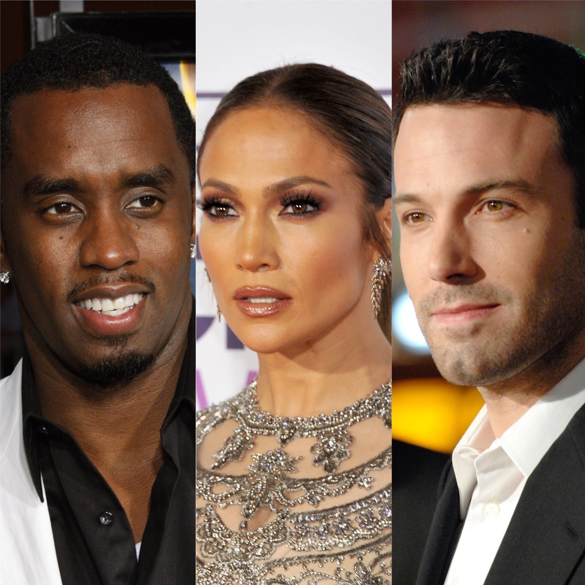 Sean Combs, Jennifer Lopez, and Ben Affleck