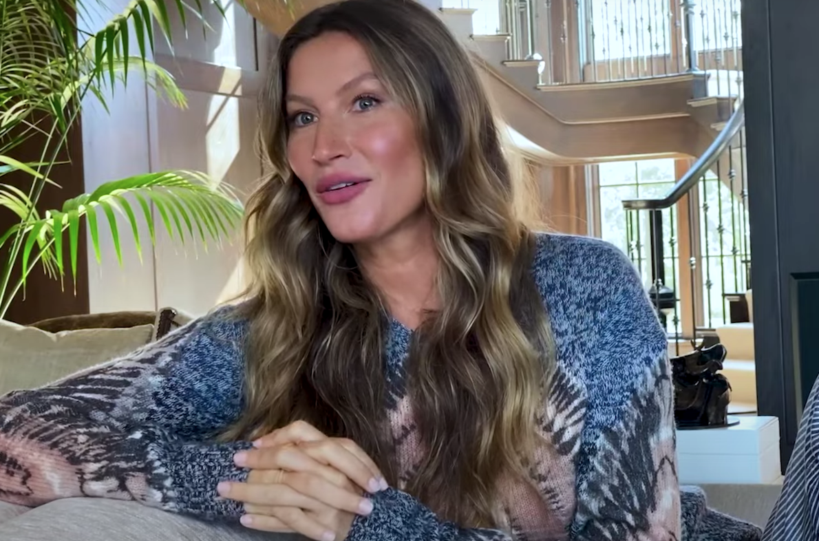 Gisele Bündchen in the Dior Skincare Digital Talk