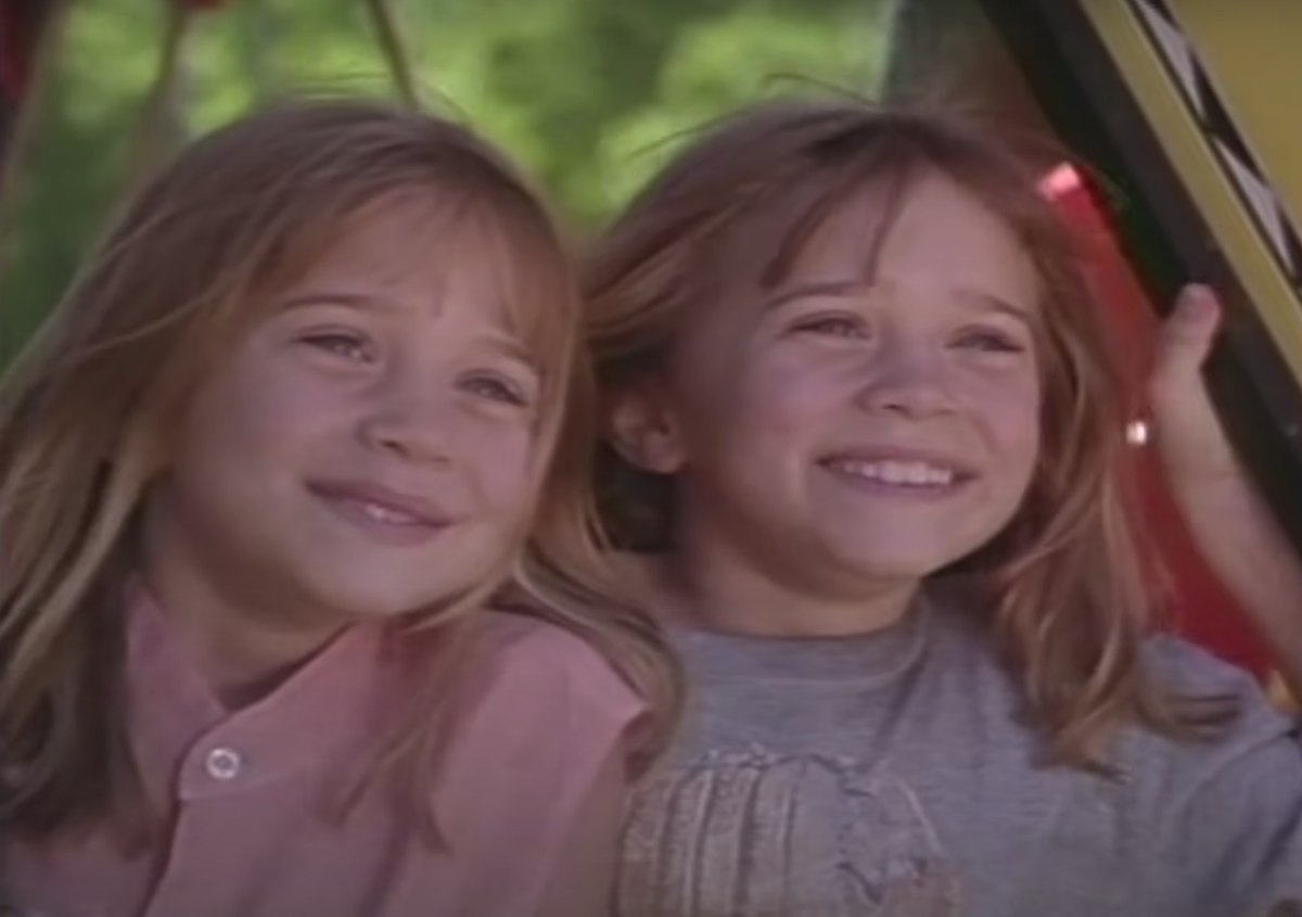 Mary-Kate and Ashley Olsen in 