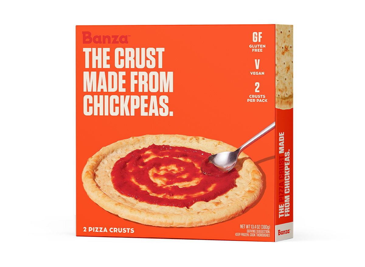 Banza frozen pizza crust