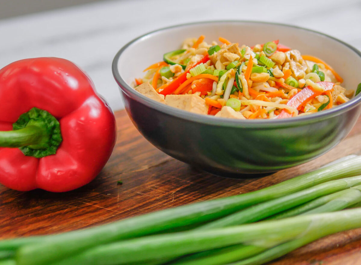 pad thai zoodle salad