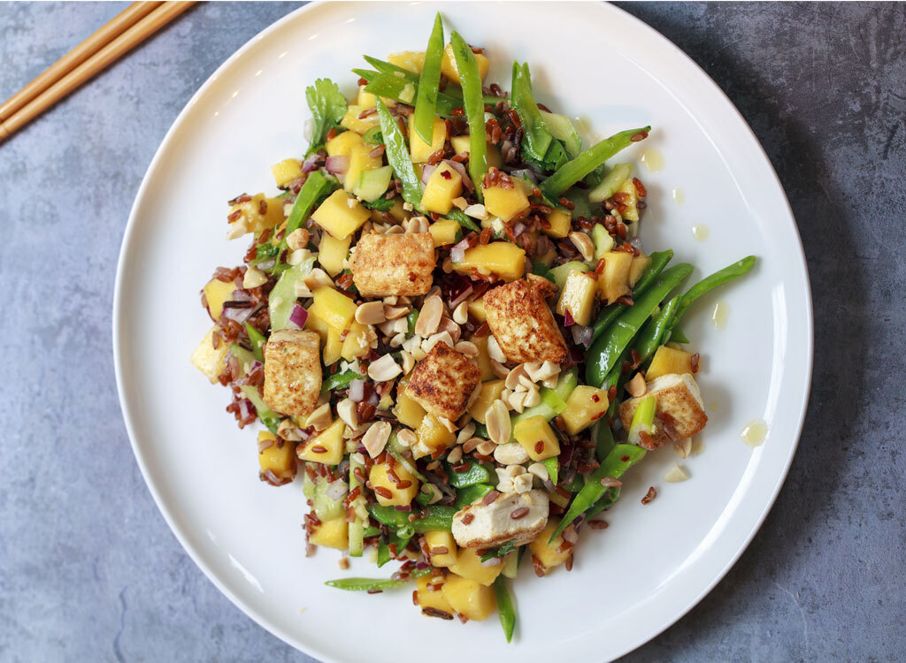 Asian wild rice salad