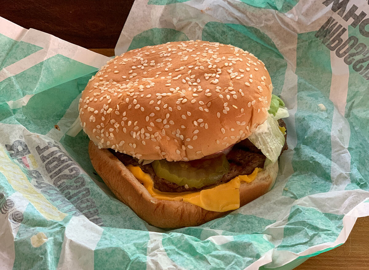 burger king impossible whopper in wrapper